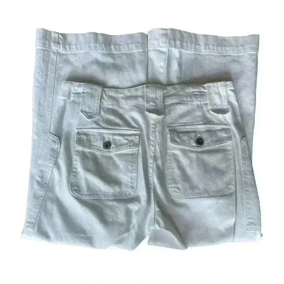 Karen Kane Denim Crop Jeans in White Size 4 EUC - Picture 3 of 8